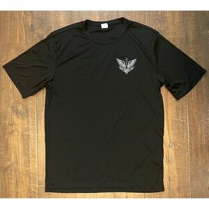 Air Assault Mens Alis Grave Nil Graphic Performance T-Shirt Black Size M